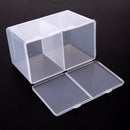 Clear Plastic Cotton Swab Box Storage Organizer Holder Cosmetic Makeup Tool