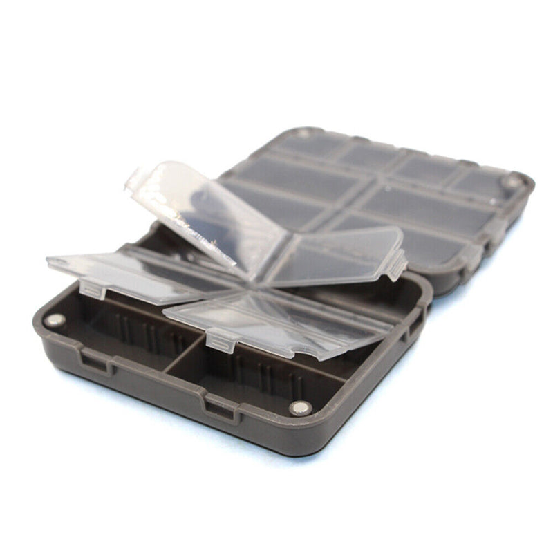 Carp Fishing Rig Storage Case Compartment Fishing Tackle Swivels Storage Box