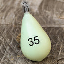 Luminous Fishing Lead Pendant Plumb Bob Weights Hook Connector Fishing Tackle