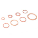80pcs M5-M20 Assorted Copper Washer Gasket Set Flat Ring Seal Assortment Kit wit