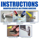 Metal Repairing Adhesive Super Glue Iron Steel Auto Radiator 2 Water Tool E6B4
