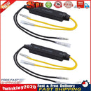 1 Pair Motorcycle Indicator Turn Signal Decoder LED Light Blinker Resistor Newly