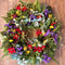 Wildflower Wreath Summer Spring Garland Flower Decor Ornaments Wedding Party: