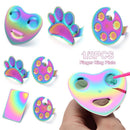 Ring Nail Art Plate Tips Nail Display Stand Nail Art Palette Pigment Holder