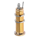 50x15x15mm Brass Guitar Pin Female Output Socket End Plugs for e-Bass Te