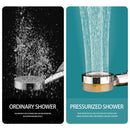 Rotated Rainfall Shower Head High Pressure Water Save Shower Head (Yellow) Newly