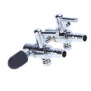 Air Flow Line Stainless Steel Control Valve Aquarium Pump Splitter(2-way)