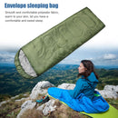 #A Outdoor Camping Envelope Sleeping Bag Warm Blanket with Hooded for Office