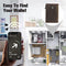 For Air Tag Anti-Lost Credit Card Wallet Tracker Leather Card Holder Accessor