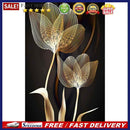 5D Diamond Painting Kit Golden Flower Full Round Drill DIY Crafts Mosaic Pict