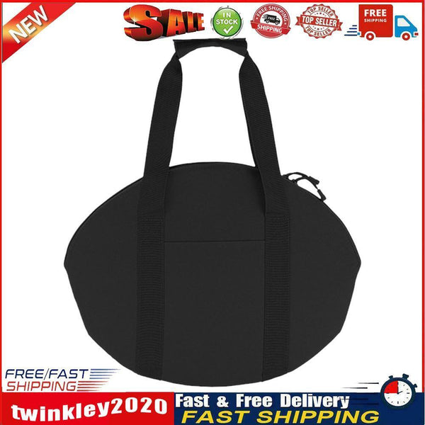 Outdoor Cast Iron Pot Storage Bags Cookware Frying Pan Organizer (Black) Newly