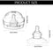 Grade Silicone Frosted Nipple Protector with Storage Case Clear Nipple Everters