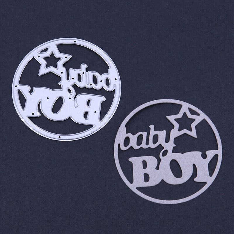 AVZYARDY Metal Punch Stencils f? Babies, boys, f? Card Making, Template,