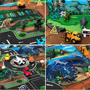 Dinosaur Traffic Road Baby Play Mat Kids Climb Floor Game Pad (83 X 57cm) Newly