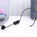UHF Wireless Microphone Mic System with Receiver for Voice Amplifier Computer
