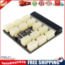 Power Board 12V 13X ATX Adapter Power Supply Breakout Board for BTC Mining