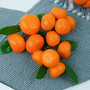 5x Realistic Lifelike Artificial Tangerine Fruit Oranges Food NE Decor W X0F2