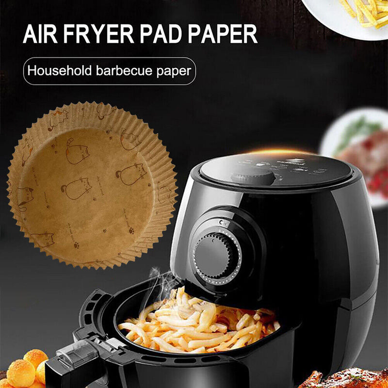 50x Air Fryer Liners Oil-proof Oil-absorbing Paper Household Barbecue Plate P