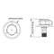 1/2" BSP Boat RV City Trailer Check Valve One-way Water Fill Inlet Gravity