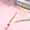9pcs Colorful Ergonomic Crochet Hooks Soft Handles Sweater Needles (Bubble)