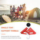 Tent Canopy Strut Pole Thimble Adjustable Top Support Connector (Red 1pc) Newly