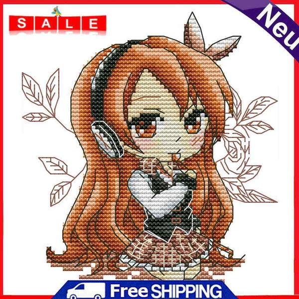 Partial Embroidery Beauty Stamped 14CT Needlework Sets DIY Cross Stitch Kits