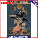 Full Cross Stitch 11CT Witch Counted Cotton Embroidery DIY Home Decoration Gifts