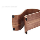 Walnut Finish Wooden Headphones U Shape Stand/Hanger/Holder
