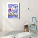 5D DIY Diamond Painting Elephant Full Drill Rhinestone Mosaic Art Picture Kit