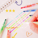 Tools Graffiti Key Points Markers Eye Care Color Pen Highlighter Pen Set