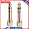 1/2pcs 6.35mm Male to 3.5mm Female Plug Jack Mic Audio Screw Adapter Converter