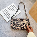 Fashion Women Butterfly Leopard Zebra Cow Printing Small Underarm Shoulder Bag
