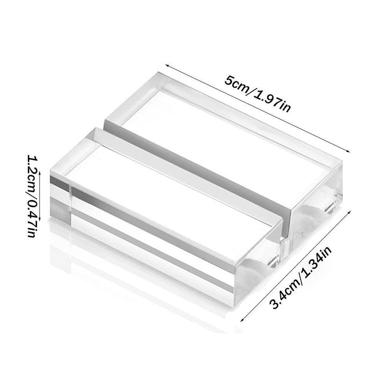 Decoration Table Numbers Holder Clamps Stand Acrylic Sign Holder Place Card