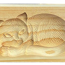 Wooden Cookie Mold Gingerbread Biscuit Cake Embossing Baking Tool (A Cat)