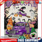 Frameless Oil Paint By Numbers Purple Gnome DIY Canvas Picture Craft Kit