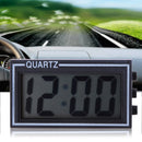 Mini Digital LCD Auto Car Truck Dashboard Date Time Calendar Clock Black