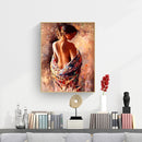 Round Picture DIY 5D Charming Woman Drill Diamond Painting Full Kit Craft Newly