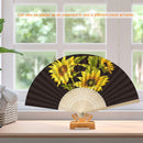 Folding Fans Flowers DIY Painting By Numbers Fans Art Craft Home Decor for Gi