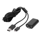 1400mAh Battery+USB Cable for XBOX ONE Wireless Gamepad Controller Charging Kit