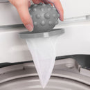 Hair Lint Catcher Washing Machine Float Filter Net Bag Laundry Tool (Grey) Newly