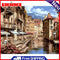Florence River Oil Painting By Numbers Canvas Hand Painted Wall Art Home Decor