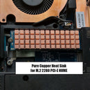 PC Notebook SSD Heat Sink for M.2 2280 PCI-E NVME with Thermal Pad (6mm)