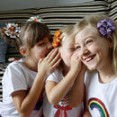 Halloween Day Bow Knot - Babies Girl Ribbon Hair Pins Boutique Clips Accessory
