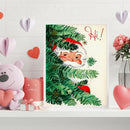 Tree Santa Frameless Picture Oil Paint By Numbers Hand Painted Picture for Home