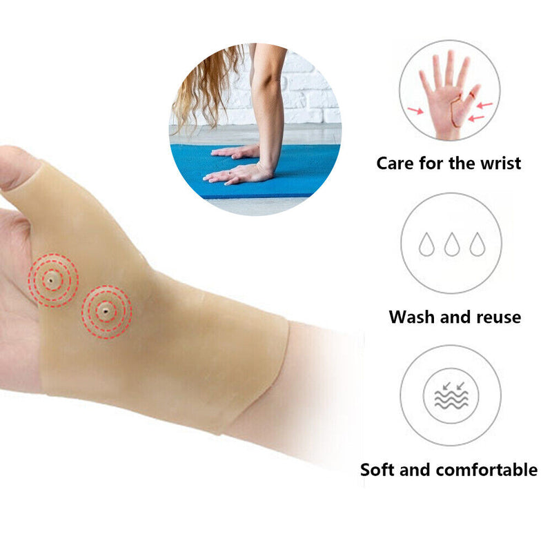 Silicone Arthritis Pressure Massager Pain Relief Gloves for Mouse Keyboard