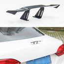 Installation Carbon Fiber Mini Spoiler Rear Trunk Wing Car Tail Decoration