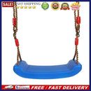 Plastic Garden Swing Kids Hanging Seat Toys with Height Adjustable Ropes