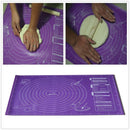 Measurements Non-Stick Pad Rolling Dough Pizza Dough Maker Holder Baking Mat