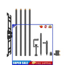 Light Pole Rack - Shelves of Standing Floor Lamp Adjustable Height & Angle