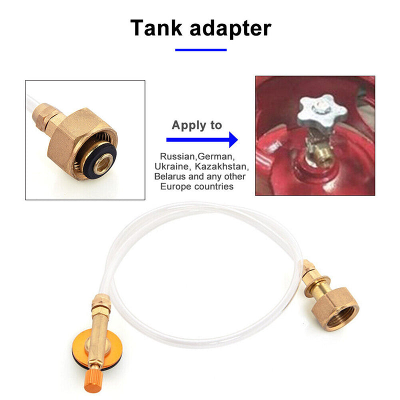 Hiking Outdoor Camping Gas Refill Adapter Pipe Pipe Gas Tank Clutch Replacement